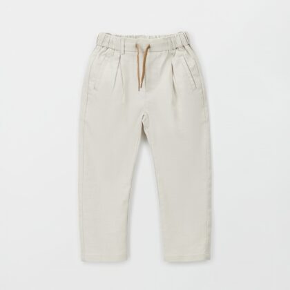 Pantalone Misto Lino Beige 0G155