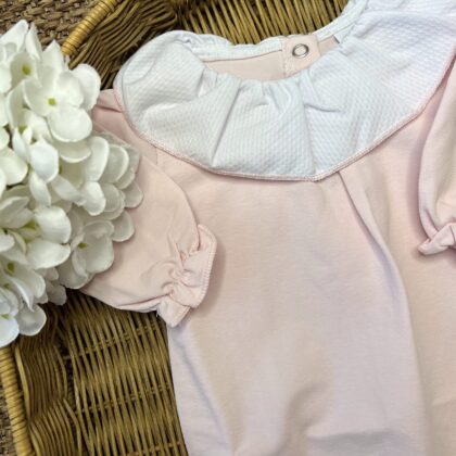 Tutina in cotone con colletto romantico | Estivo | PL