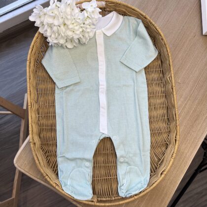 Tutina neonato in cotone verde | Estivo | 10224 | BBD